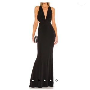 Katie may revolve black dress NWT